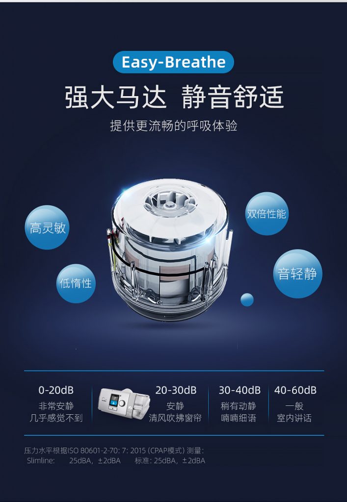 瑞思邁s10 Aircurve10雙水(shuǐ)平呼吸機(jī)